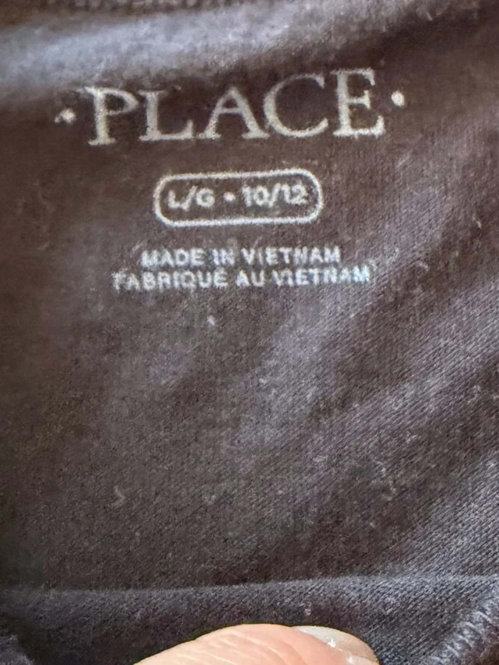 The Children’s Place Black Halloween T Shirt Size 10/12 Boys